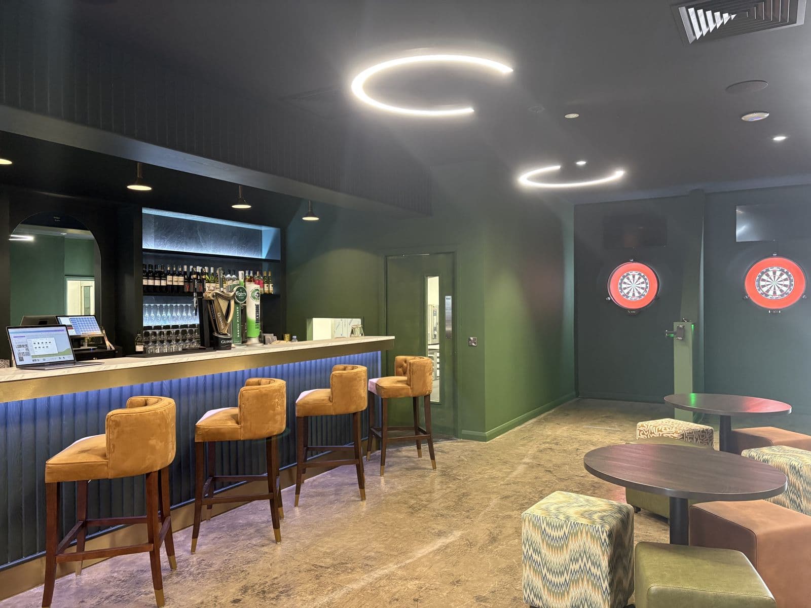 Bar and lounge seating